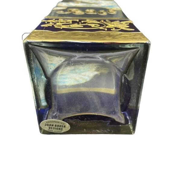 Joan Baker Designs Peace Dove Stained Glass Votive Candle Holder Tiffany 2003 - Picture 5 of 7